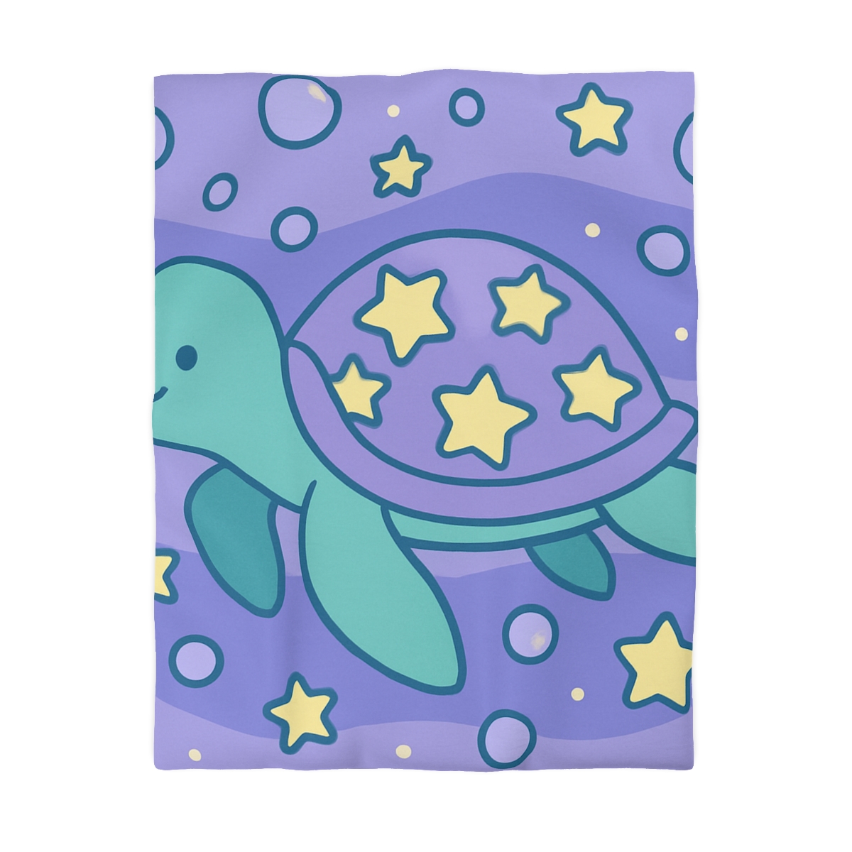 Nebula Ocean Turtle unique patterned duvets