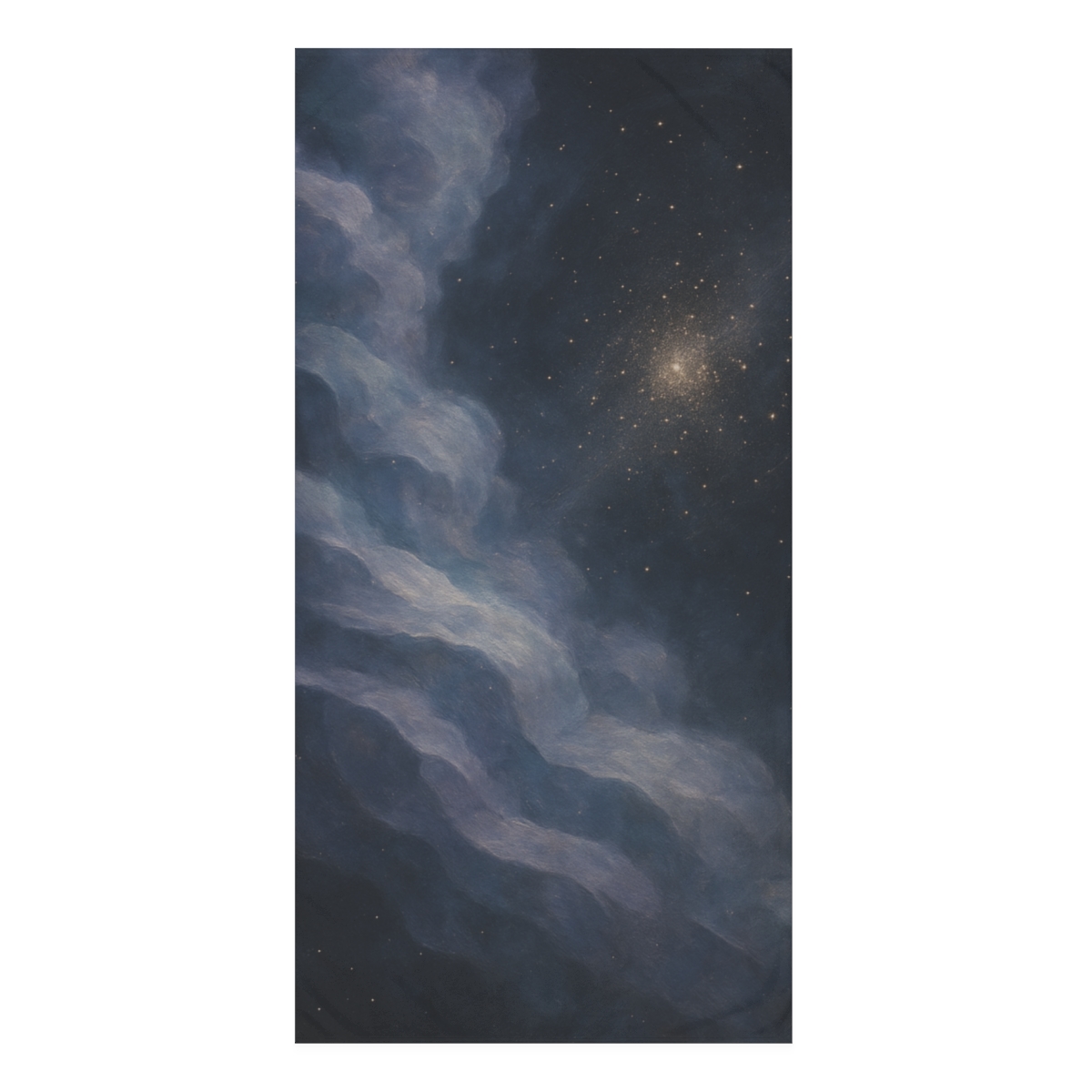 Nebula Orchid Veil custom towels