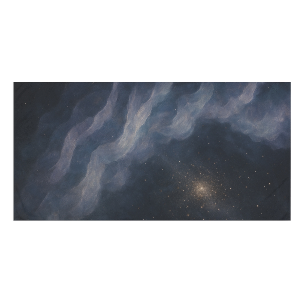 Nebula Orchid Veil custom towels