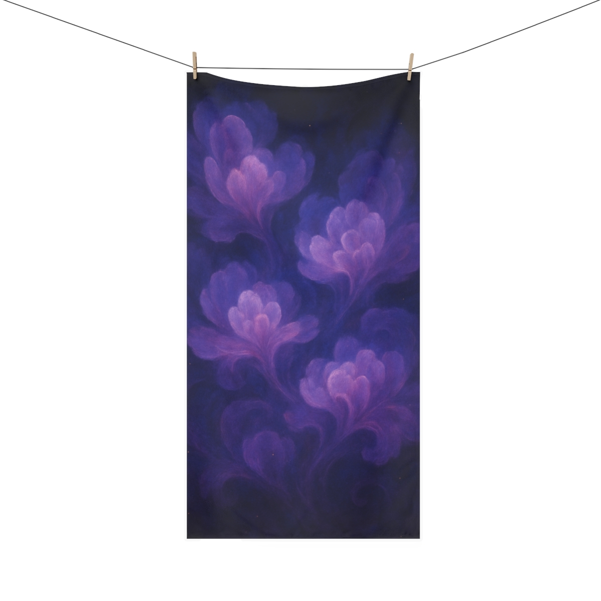 Nebula Petal Drift soft cotton towels