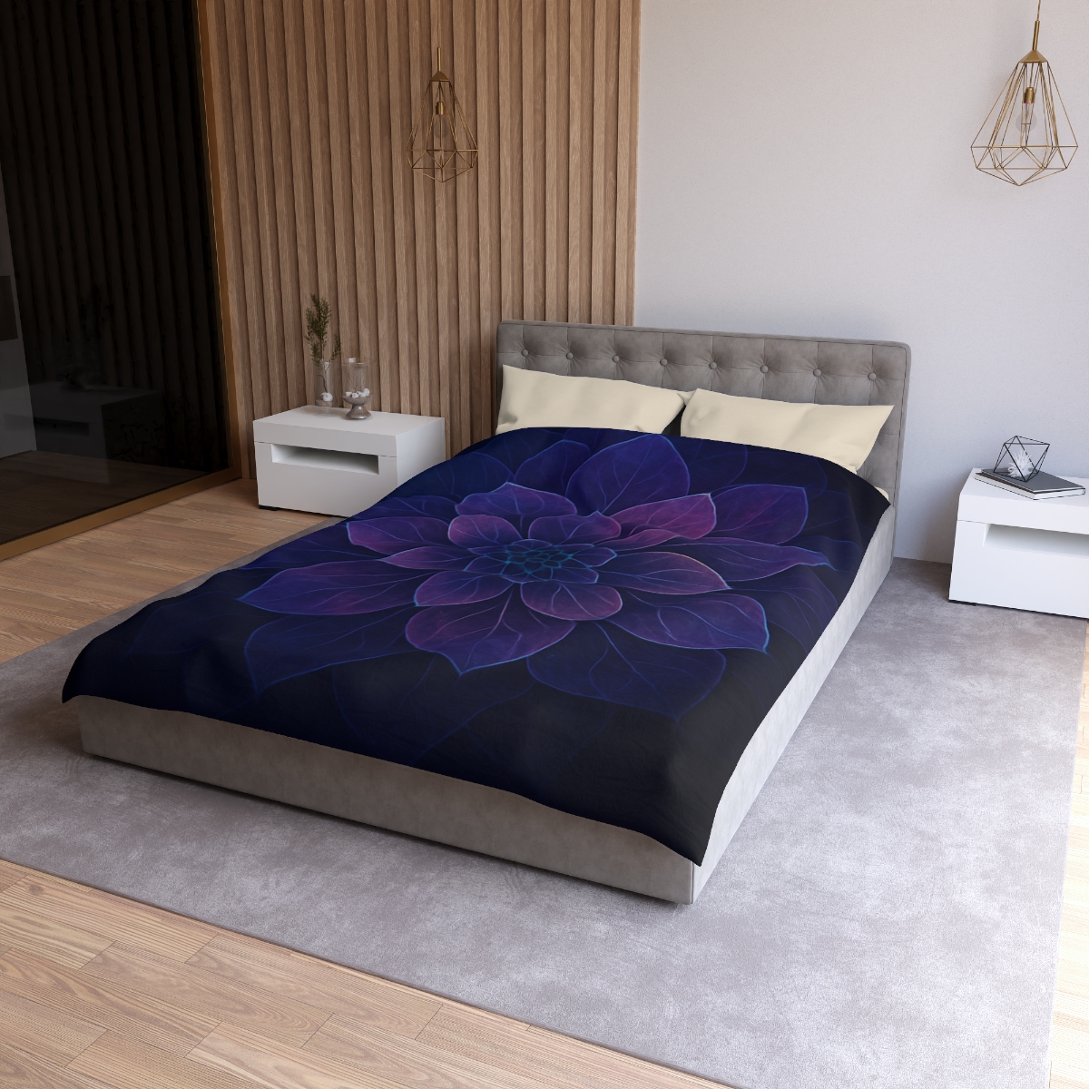 Nebula Petal Lattice personalized bedding duvets