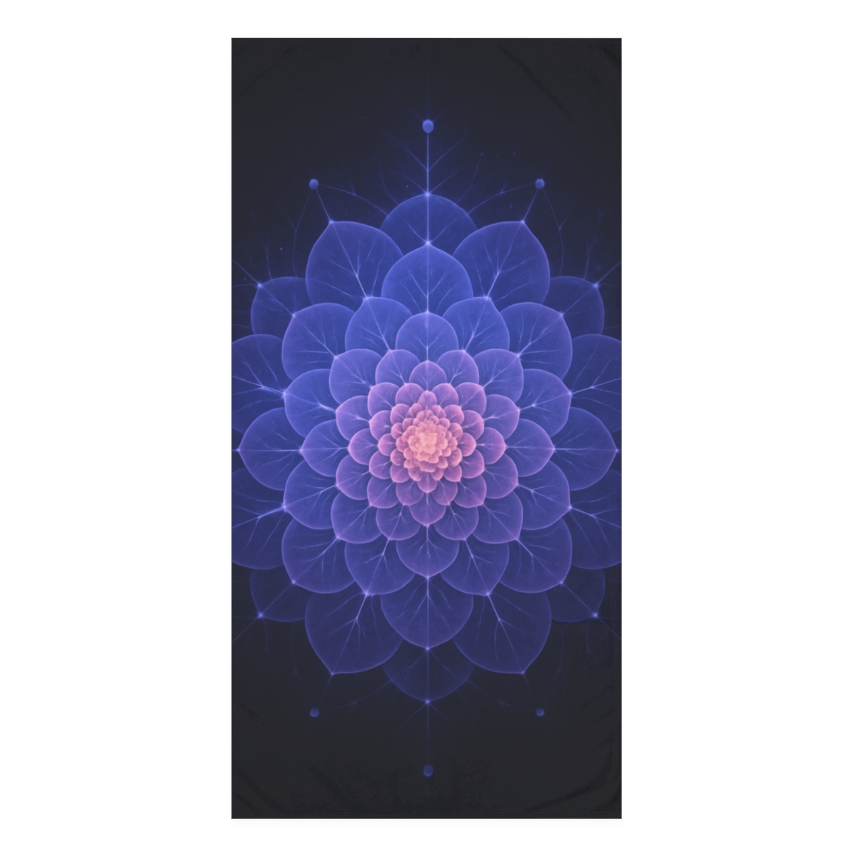 Nebula Petal Lattice personalized bath towels