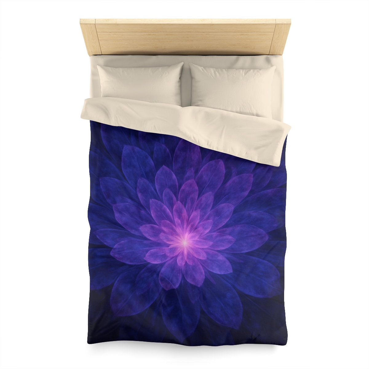 Nebula Petal Radiance designer printed duvets