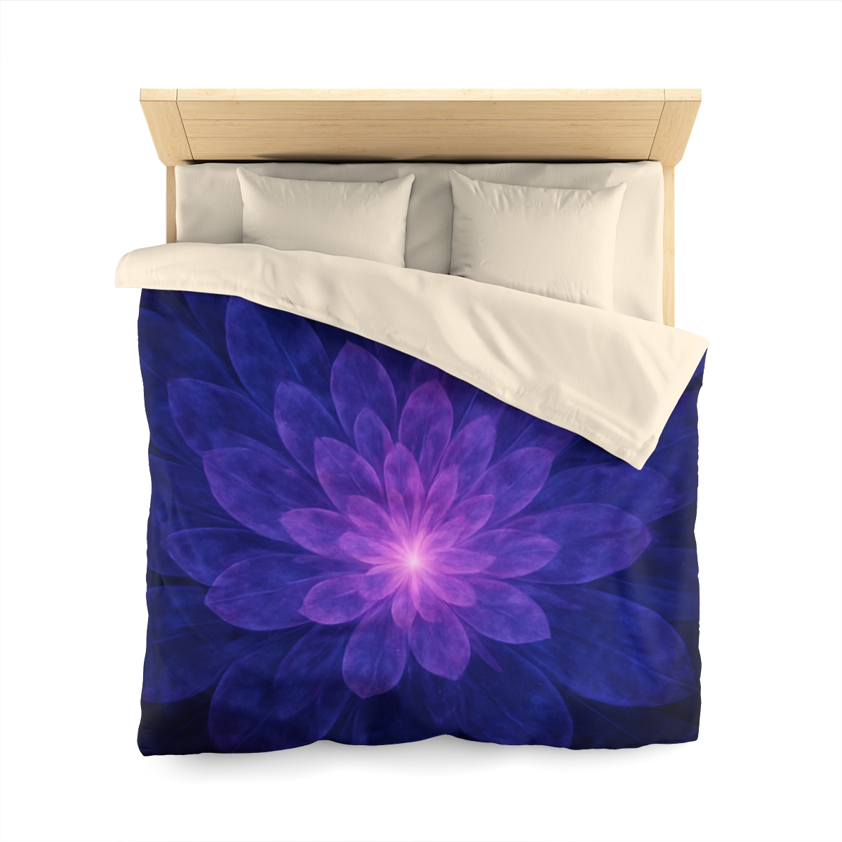 Nebula Petal Radiance designer printed duvets
