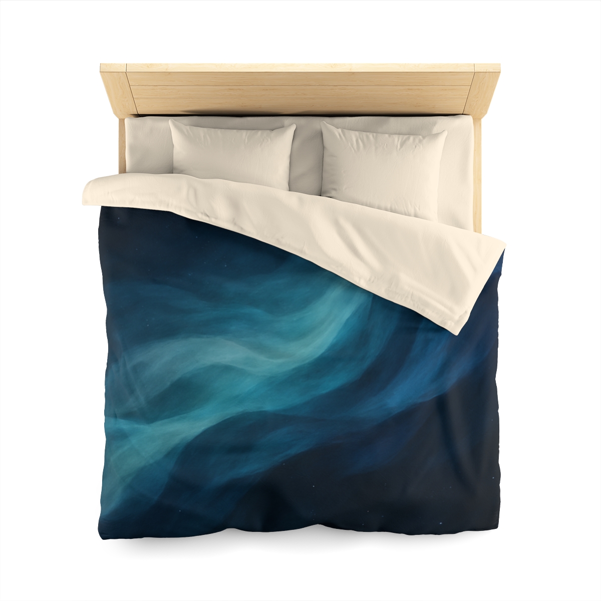 Nebula Silk Current personalized bedding duvets