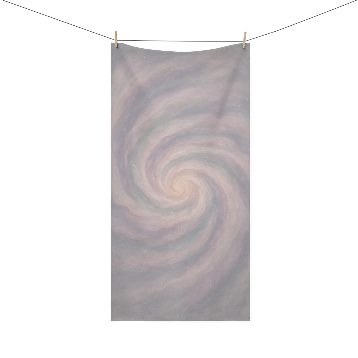 Nebula Silk Spiral custom towels
