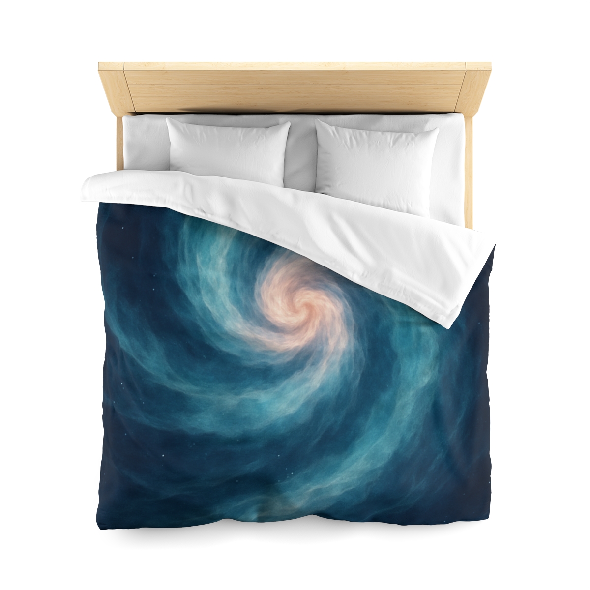 Nebula Silk Spiral personalized bedding duvets