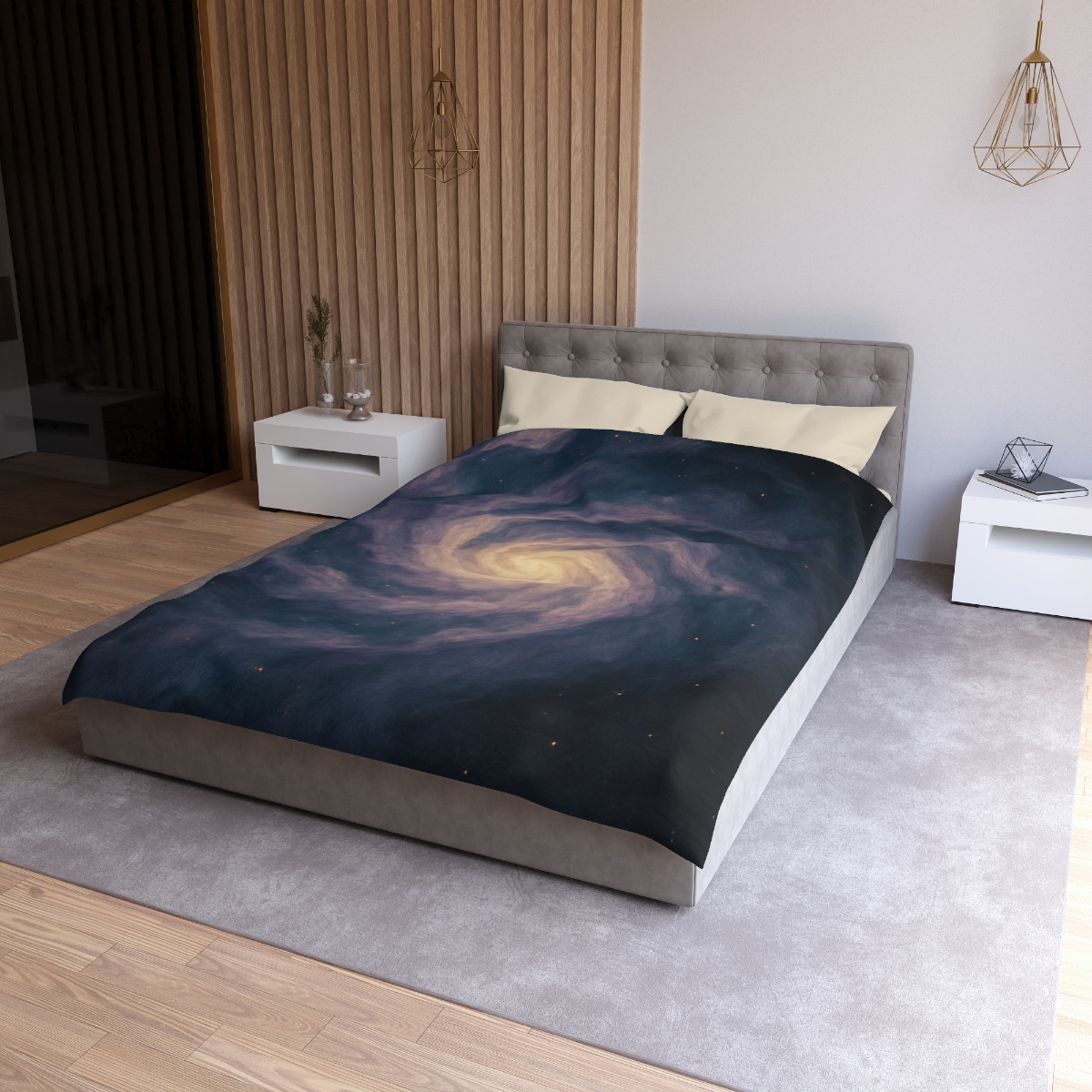 Nebula Spiral Garden soft comforter duvets