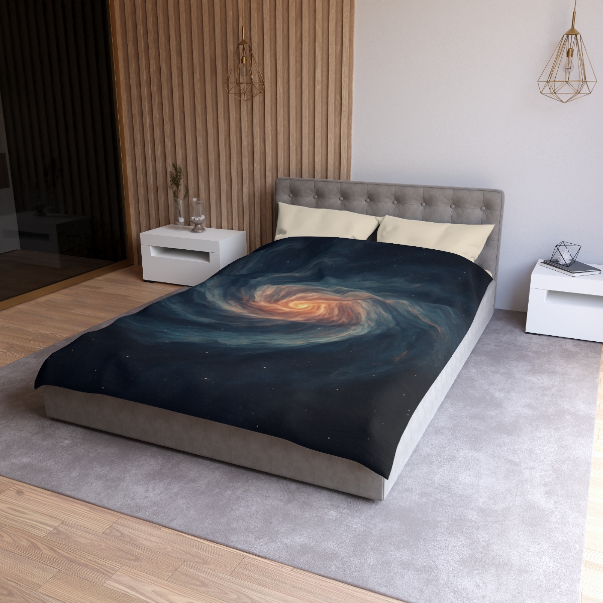 Nebula Spiral Garden unique patterned duvets