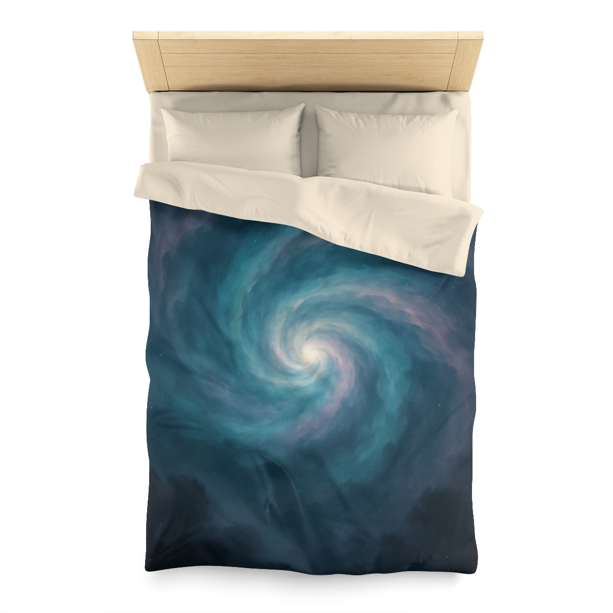 Nebula Spiral Haze unique patterned duvets