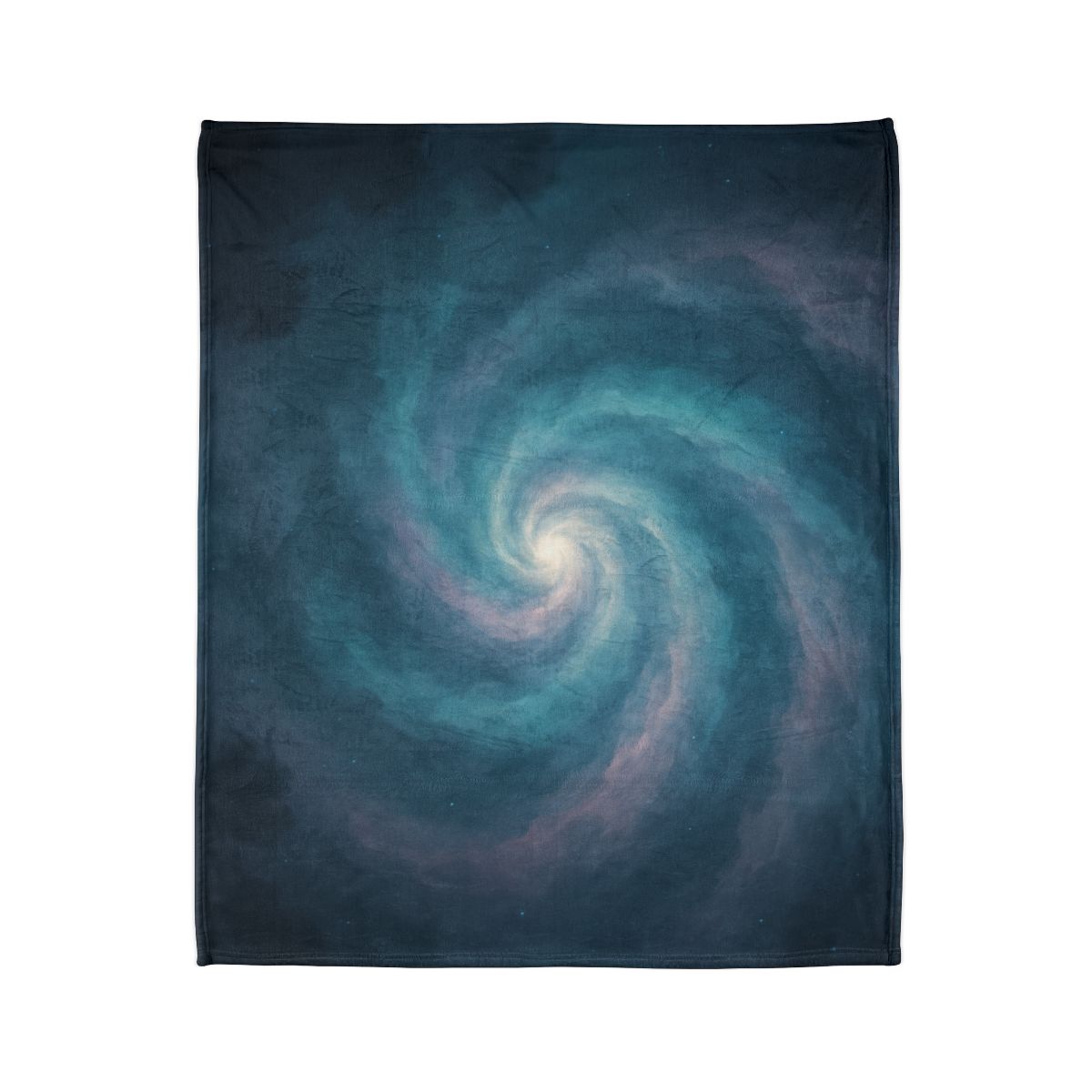 Nebula Spiral Haze designer printed blankets