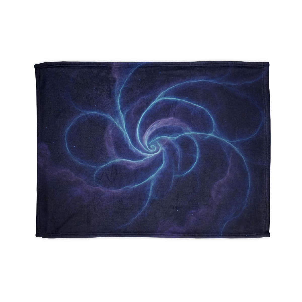Nebula Spiral Lattice designer printed blankets