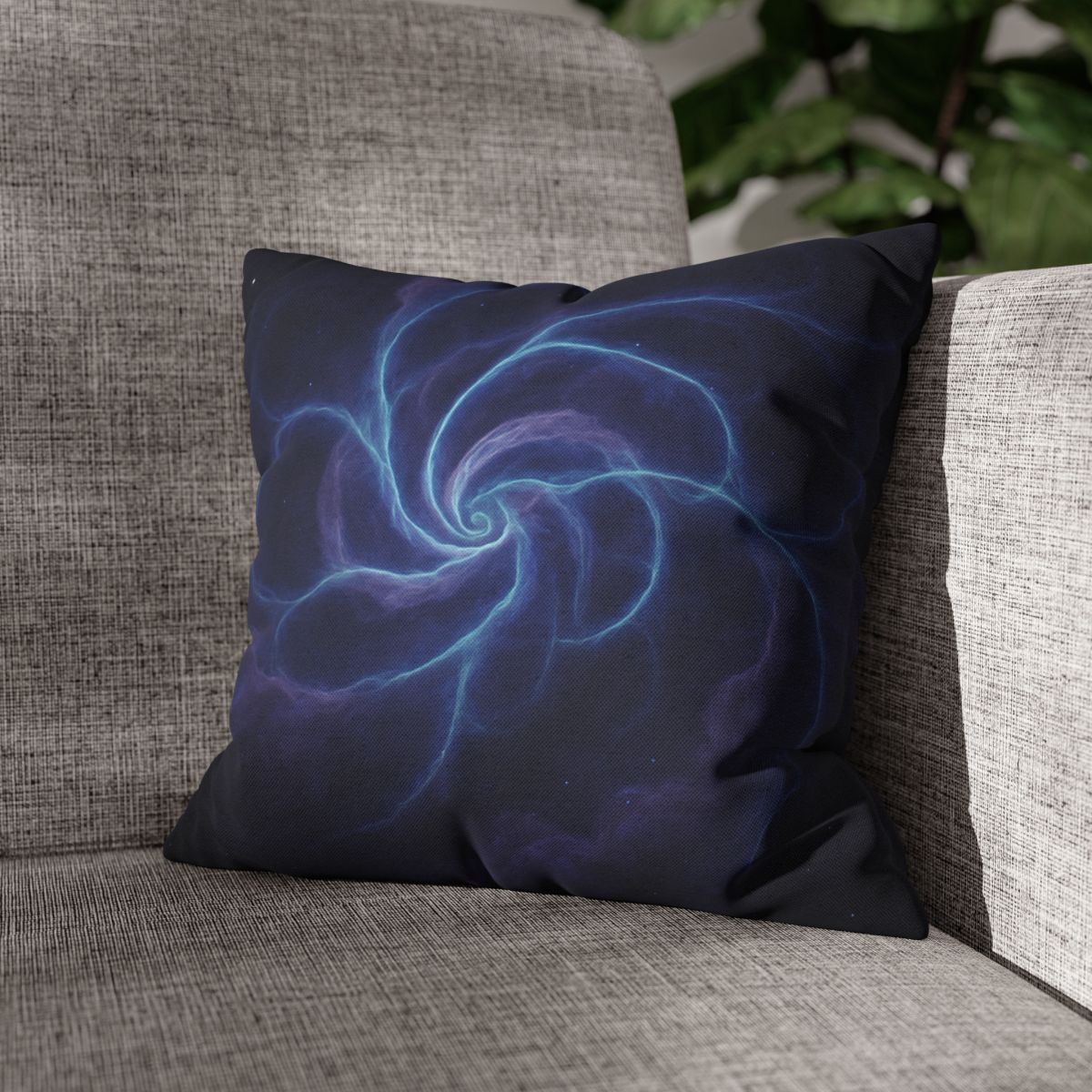 Nebula Spiral Lattice personalized pillow covers