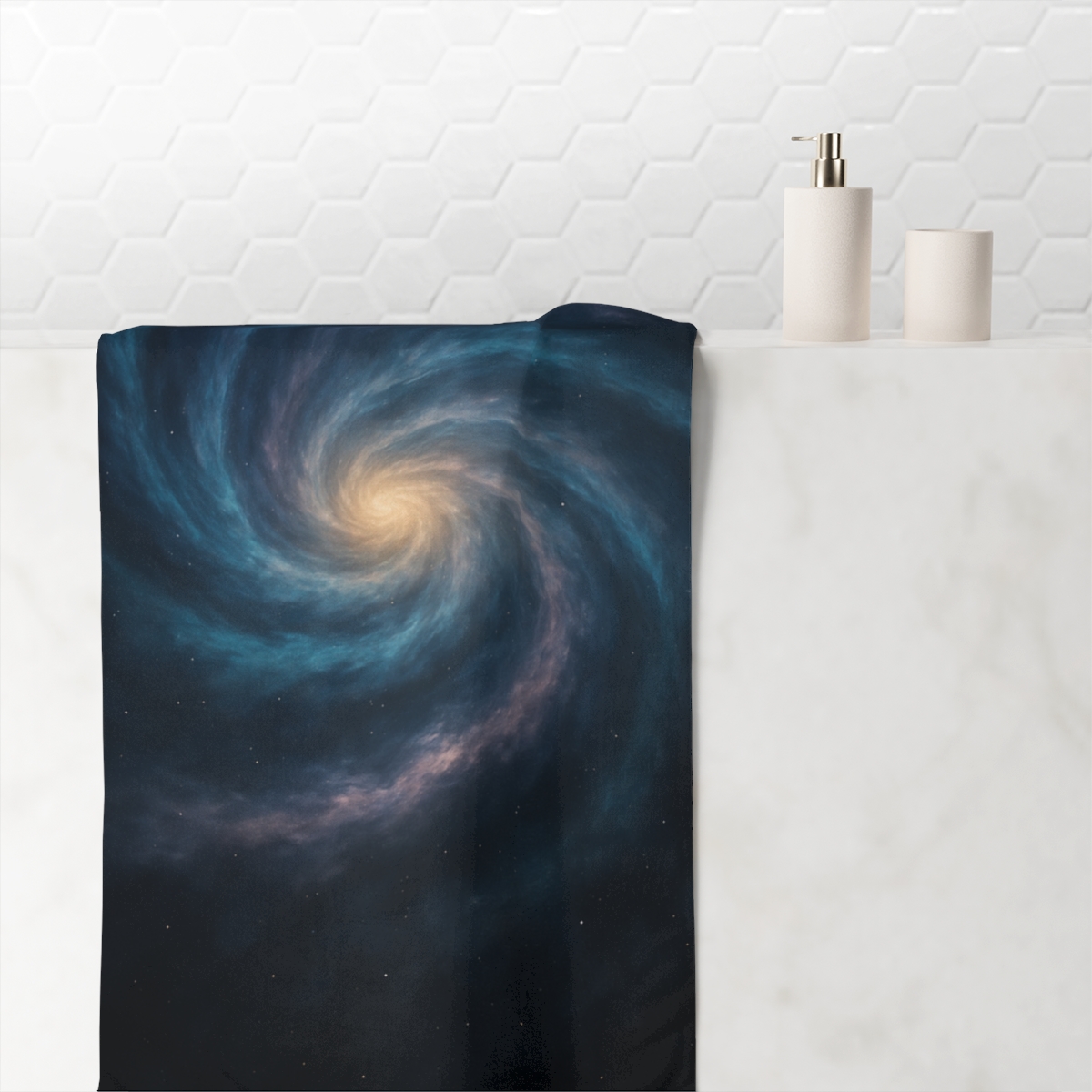 Nebula Spiral Mirage decorative home towels
