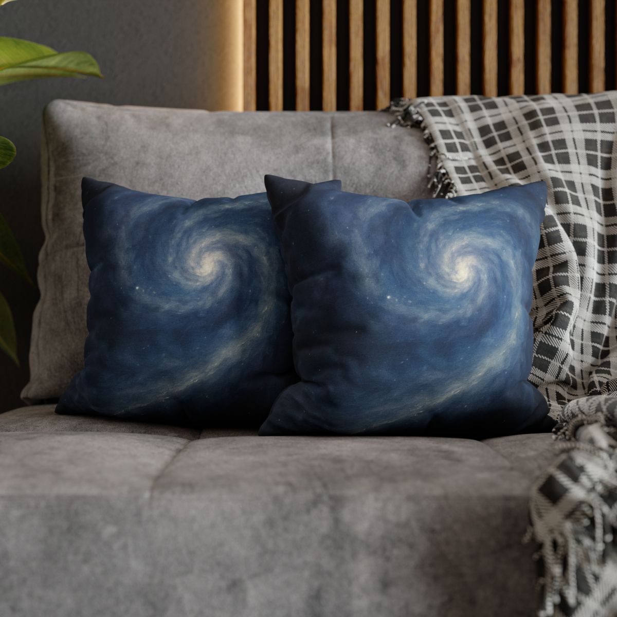 Nebula Spiral Sonata soft cotton pillow cases