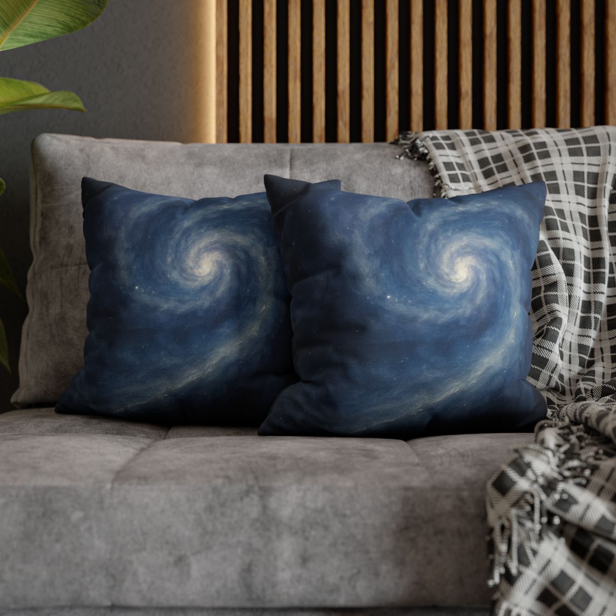 Nebula Spiral Sonata soft cotton pillow cases