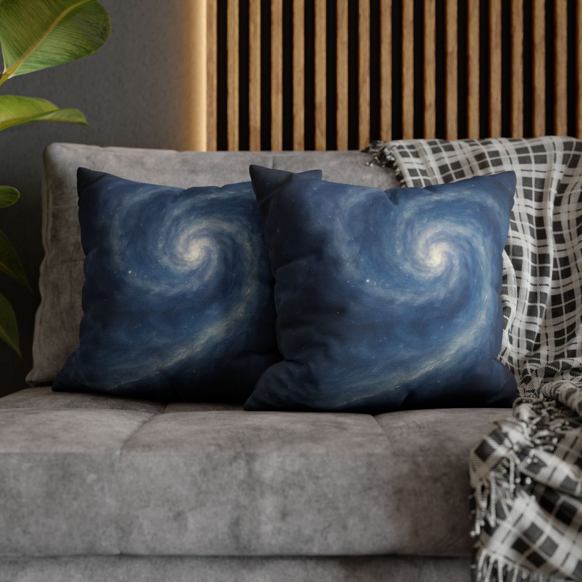 Nebula Spiral Sonata soft cotton pillow cases