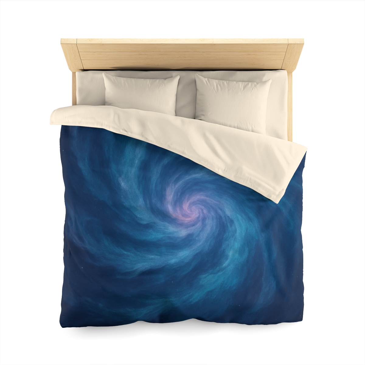 Nebula Spiral Tapestry designer printed duvets