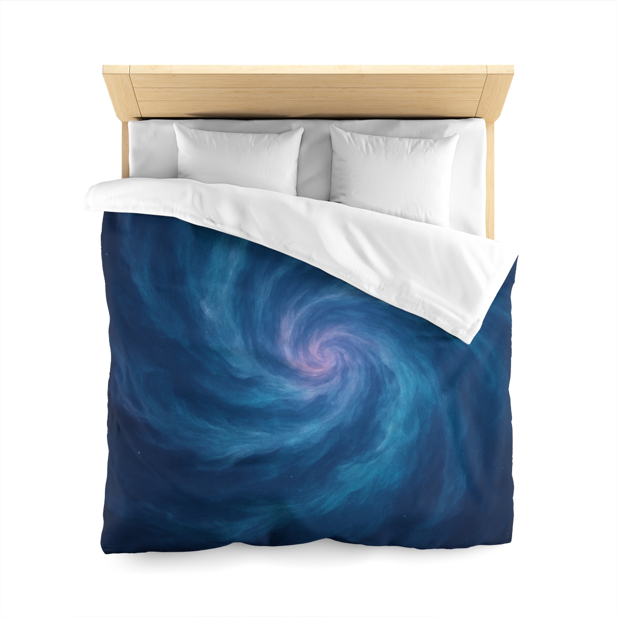 Nebula Spiral Tapestry designer printed duvets