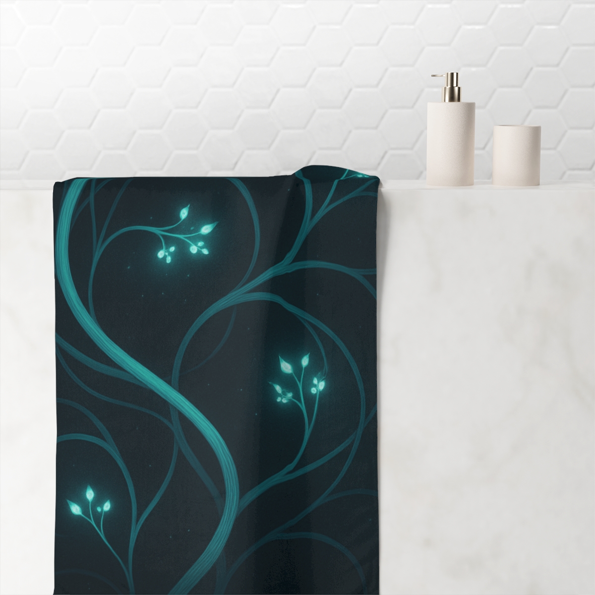 Nebula Vine Filament decorative home towels
