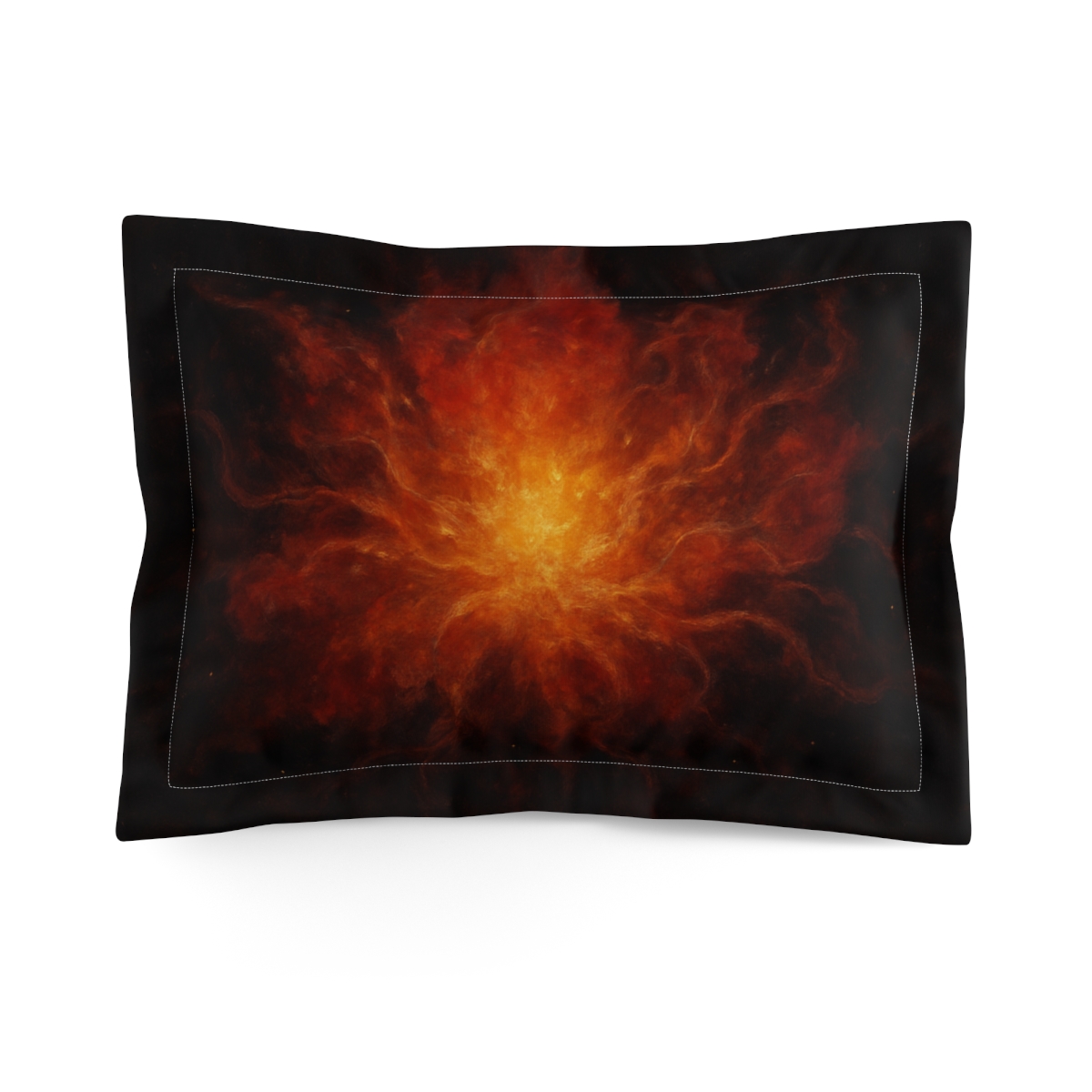 Nebular Ember Bloom soft plush pillows