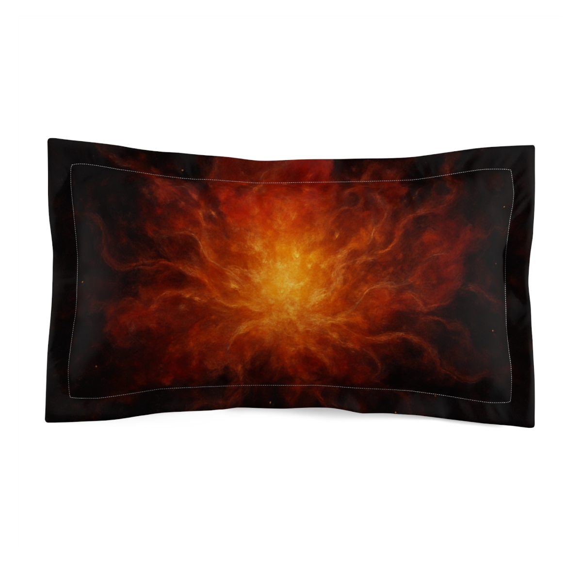 Nebular Ember Bloom soft plush pillows