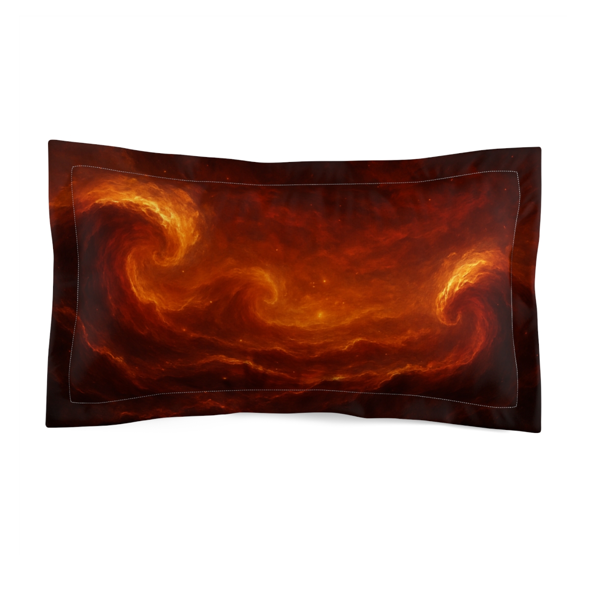 Nebular Ember Tide trendy accent pillows