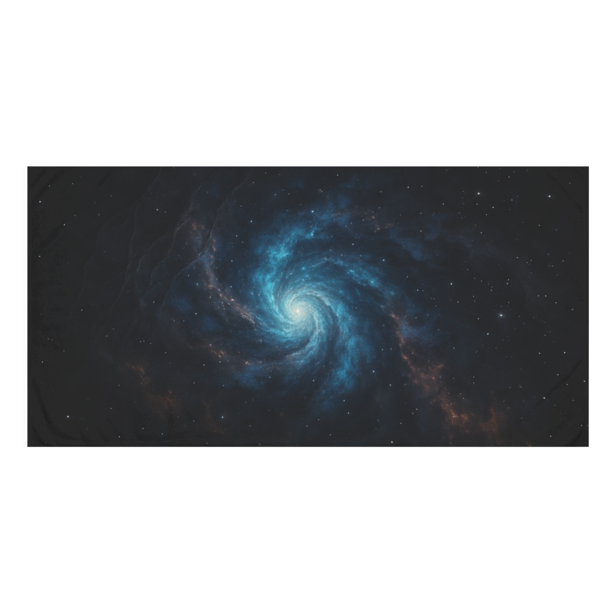 Nebular Lattice Bloom designer printed towels