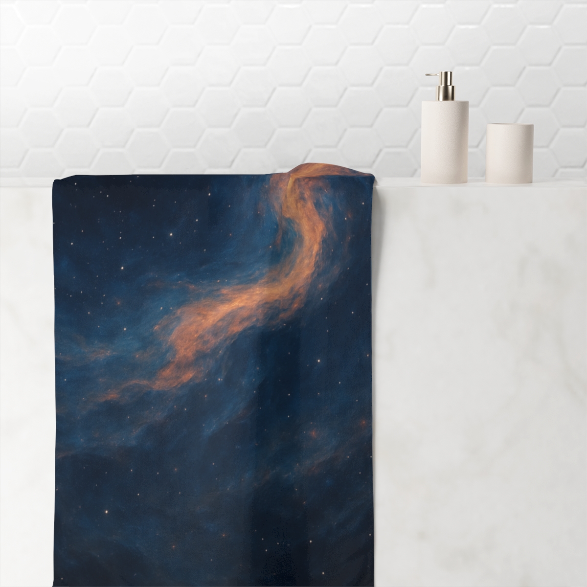 Nebular Ribbon Odyssey soft cotton towels
