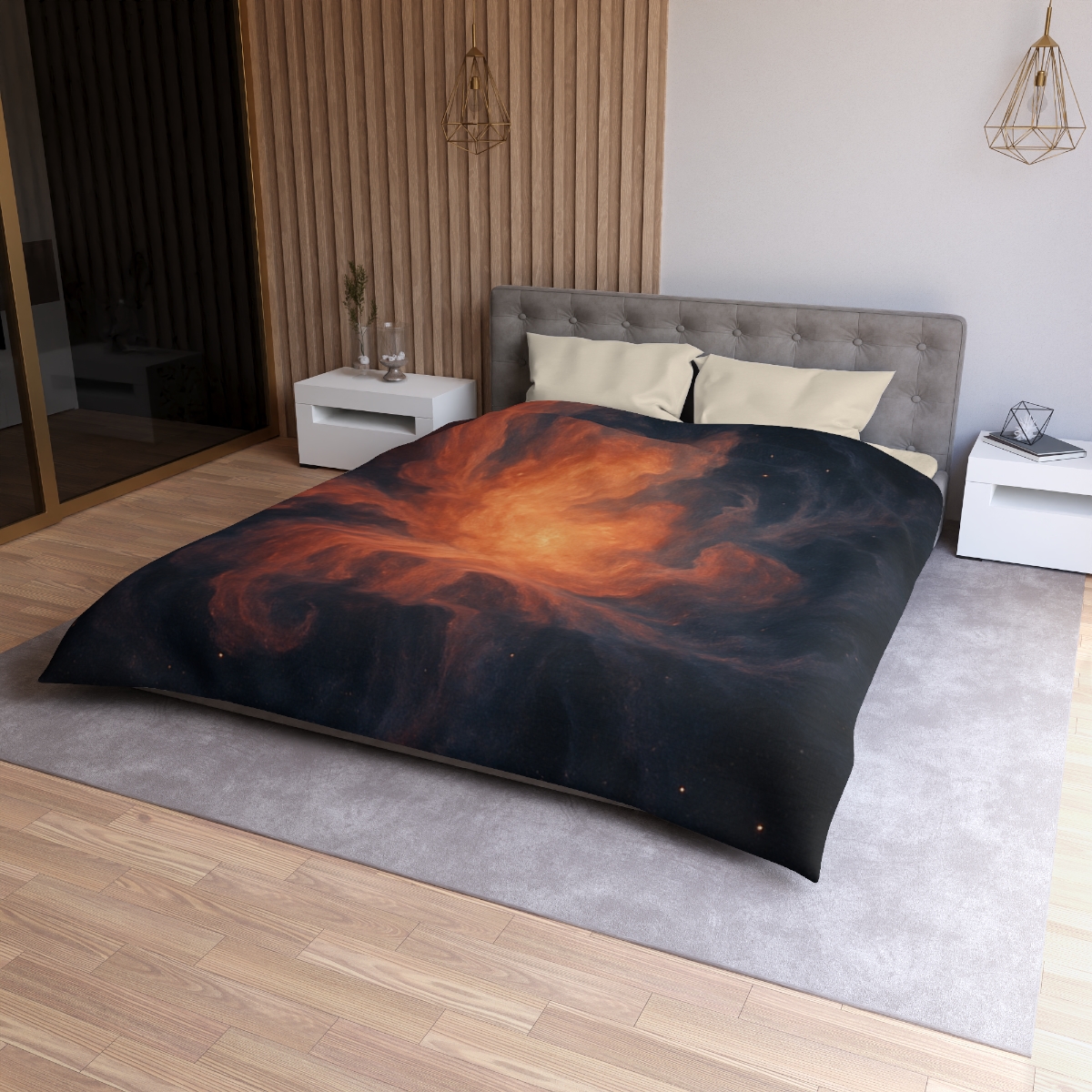 Nebular Tidal Bloom stylish duvet covers