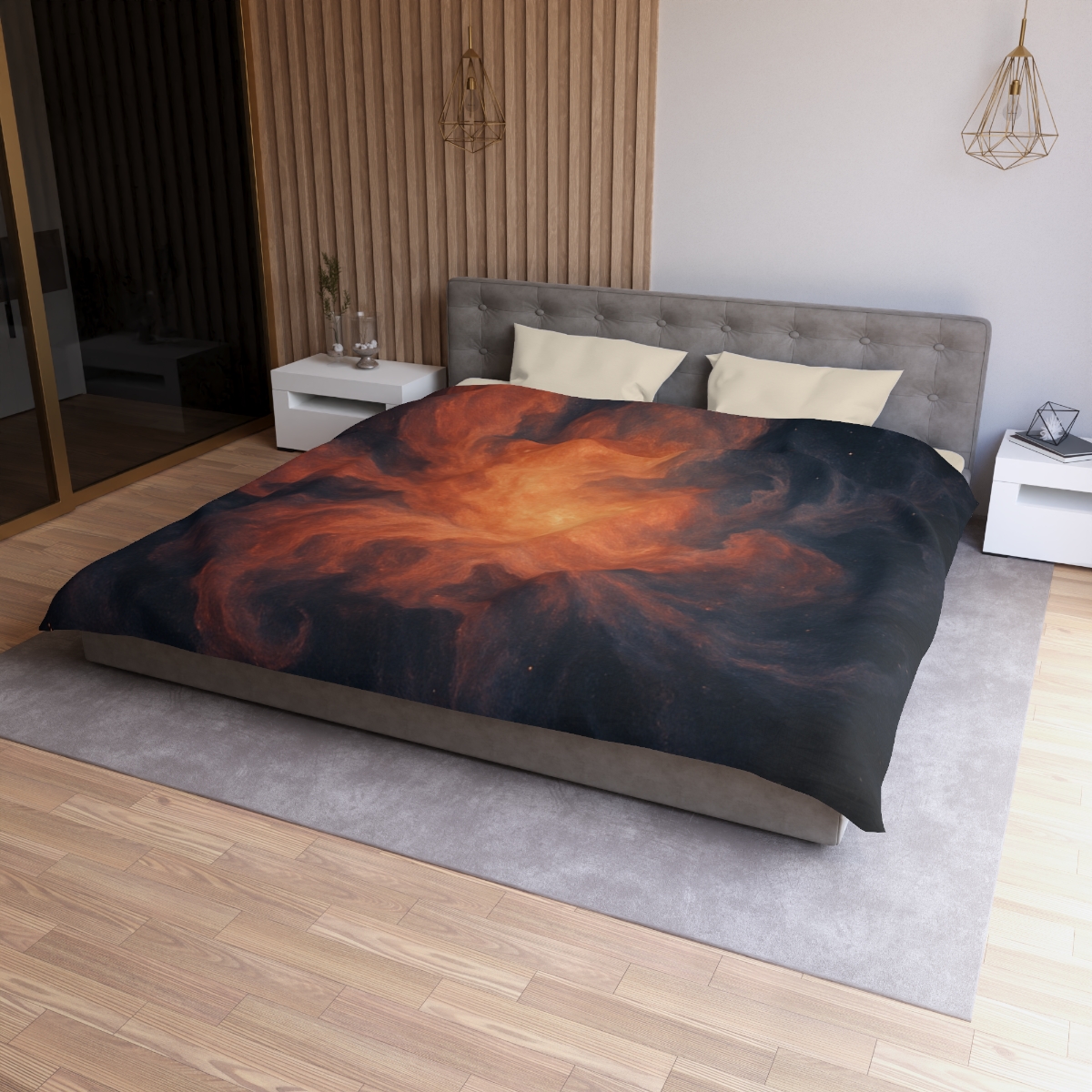 Nebular Tidal Bloom stylish duvet covers