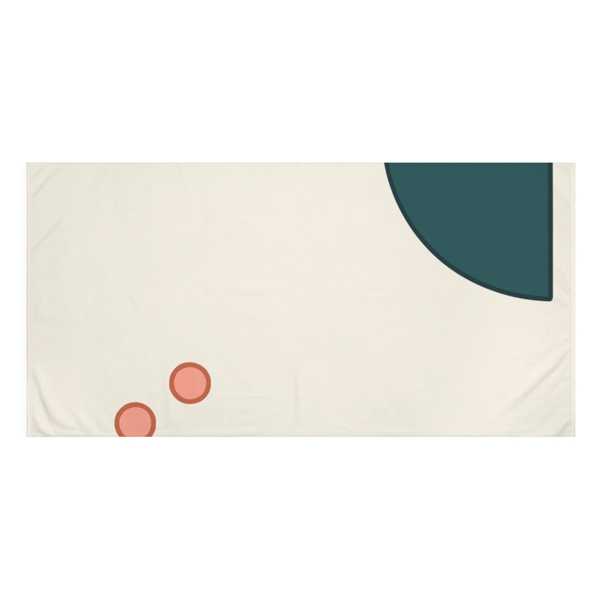 Negative Corner Arc trendy hand towels