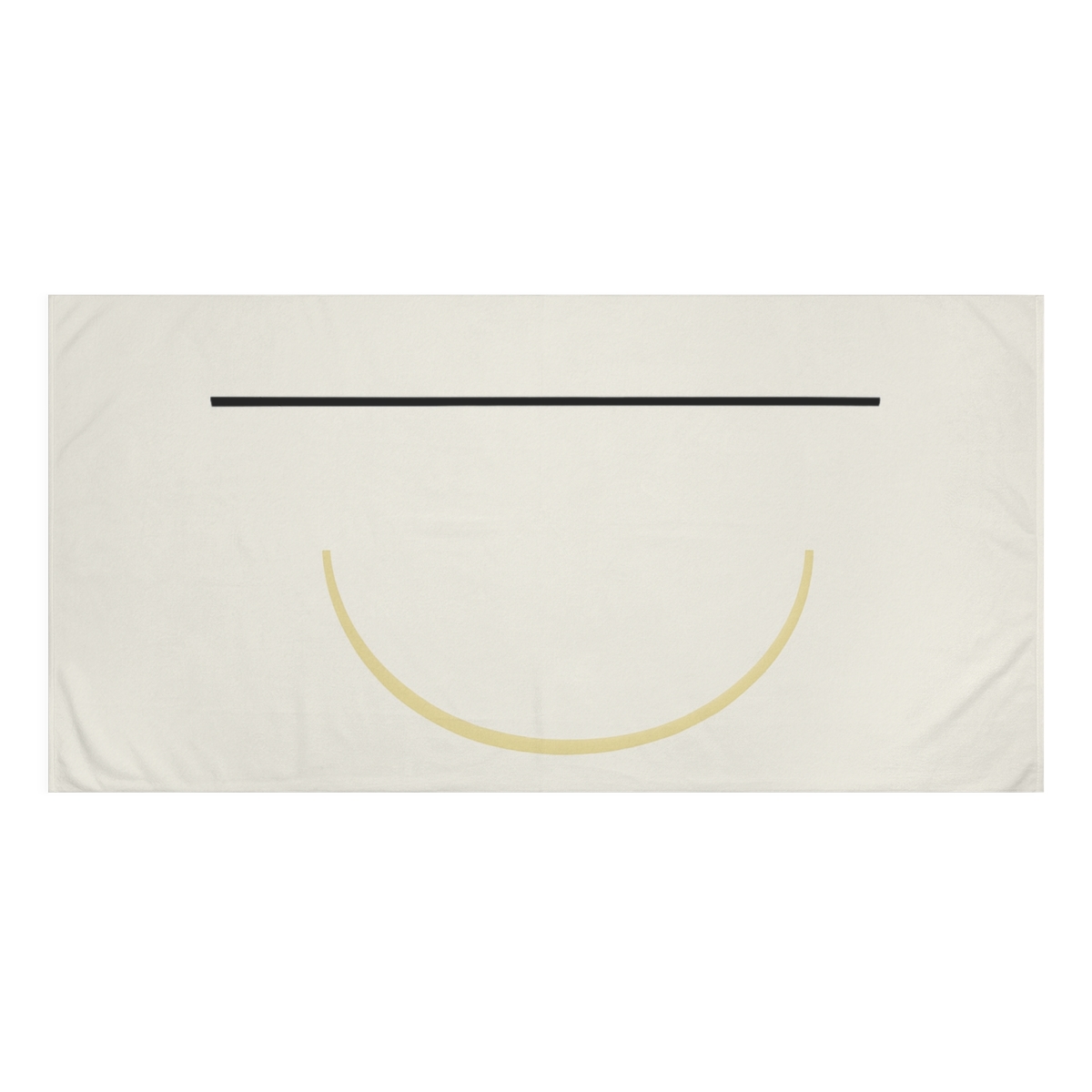 Negative Space Arc And Line Pairing unique gift towels