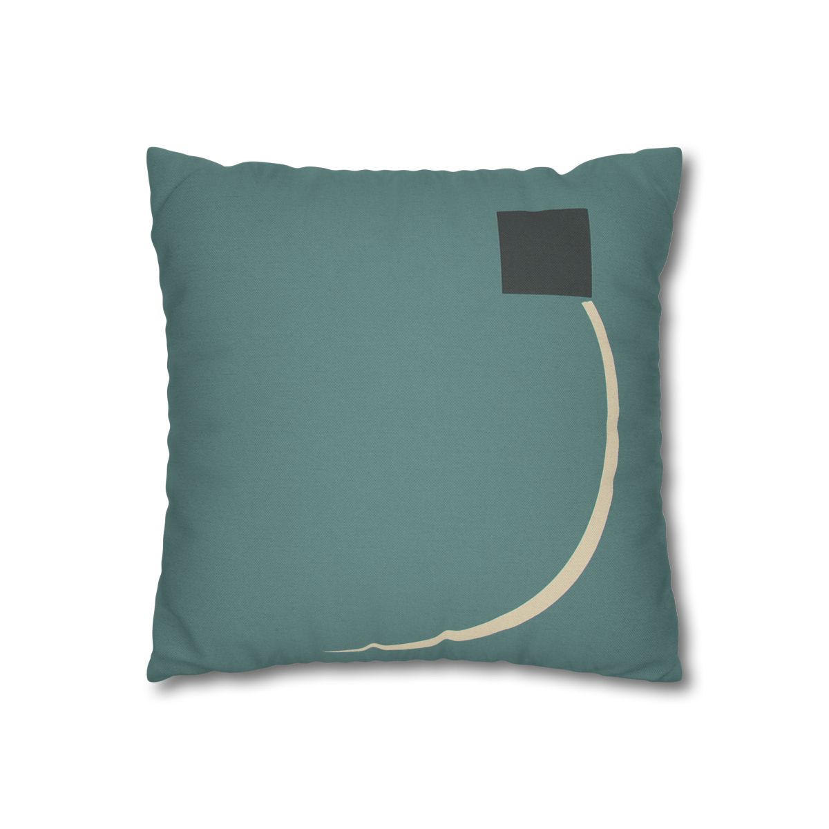Negative Space Corner Arc soft cotton pillow cases