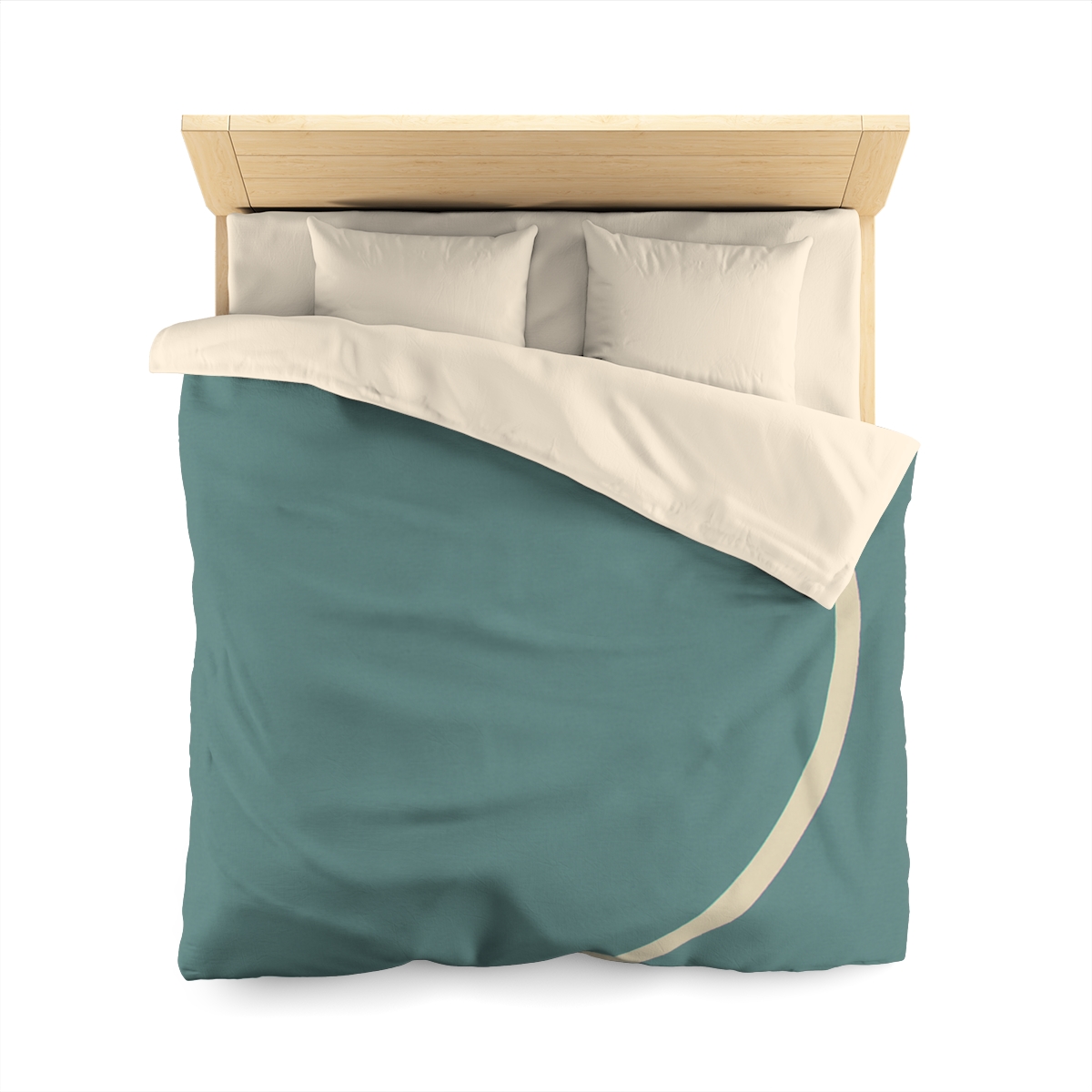 Negative Space Corner Arc duvets for gifts