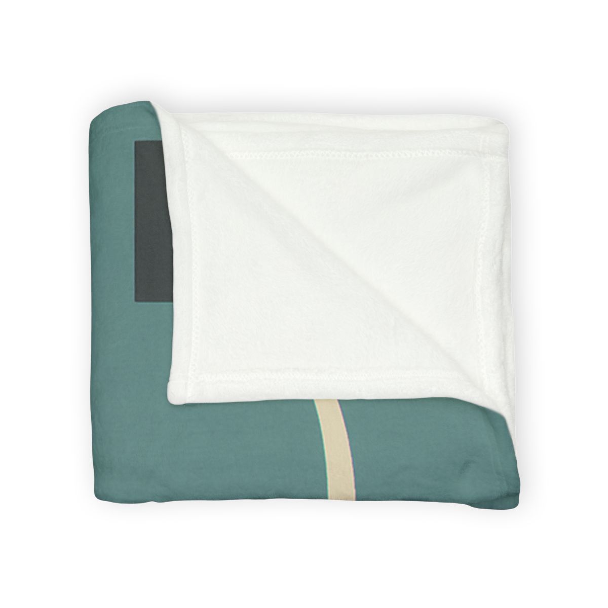 Negative Space Corner Arc custom blankets