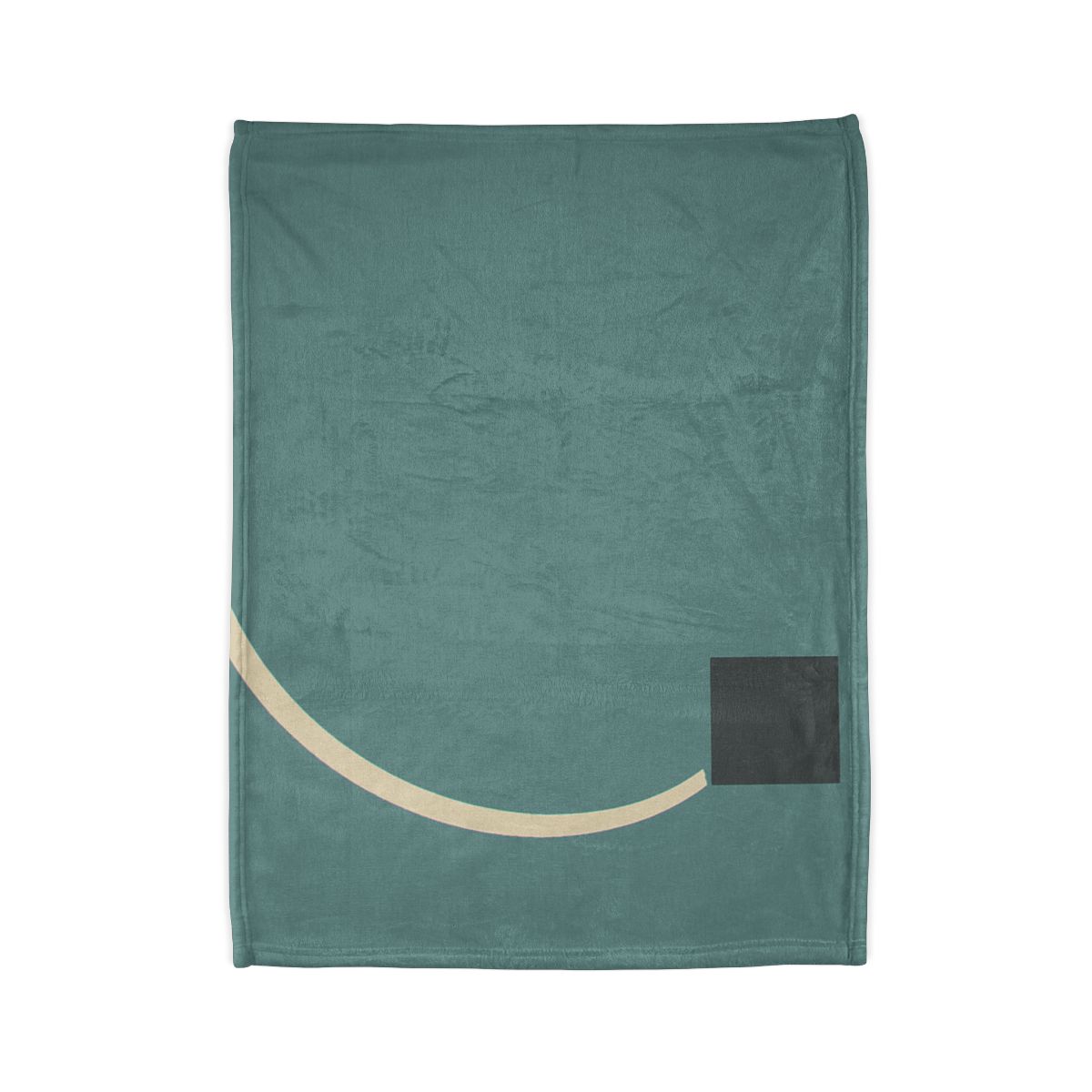 Negative Space Corner Arc custom blankets