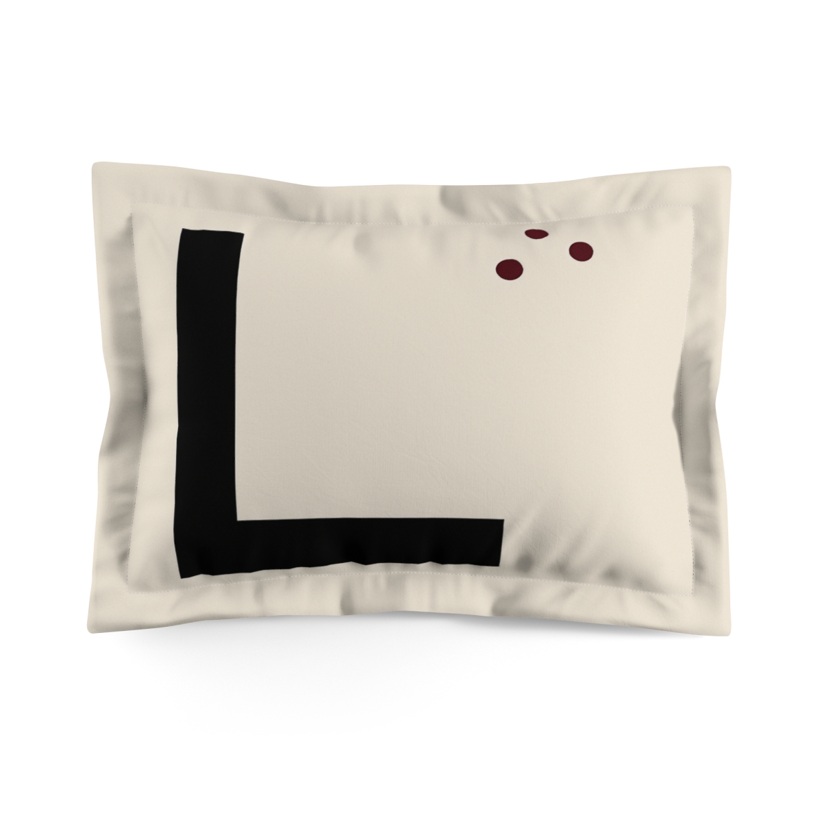 Negative Space L And Dot Cluster comfortable bed pillows