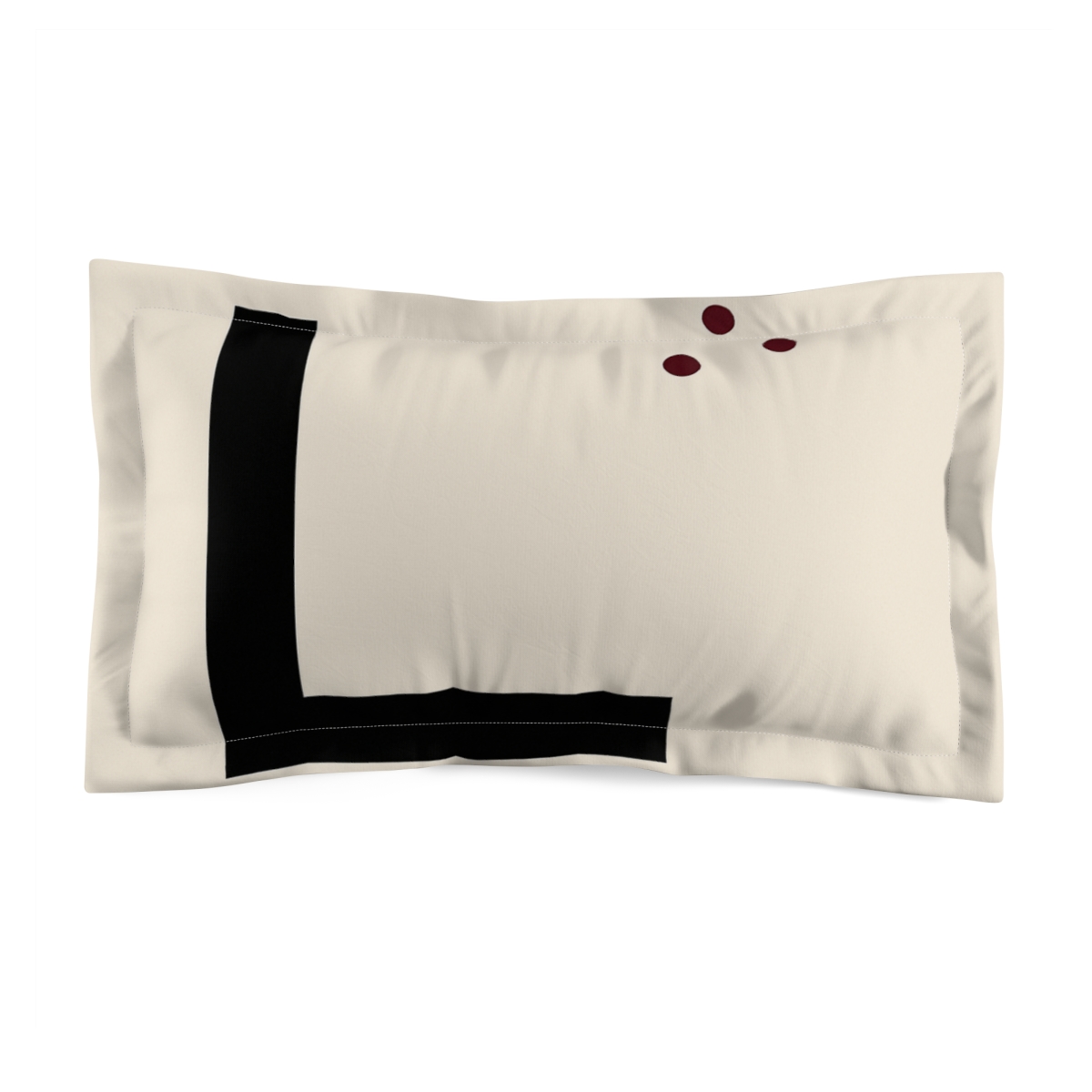 Negative Space L And Dot Cluster comfortable bed pillows