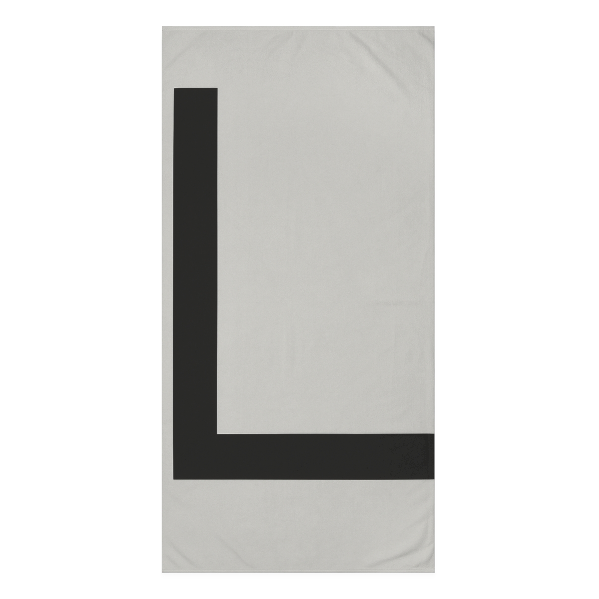 Negative-Space L-Shape trendy hand towels