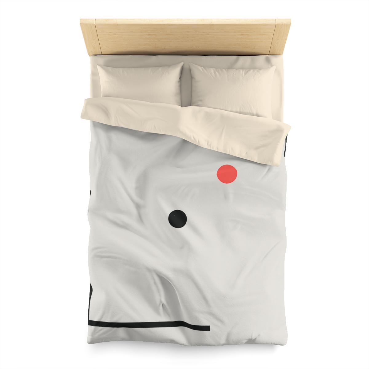 Nested Corner Frames With Two Dots trendy bedroom duvets