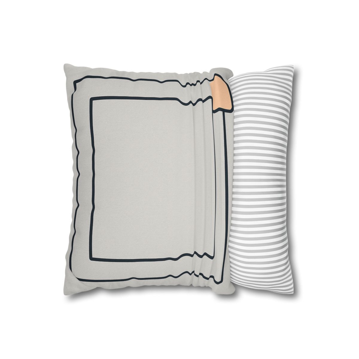 Nested Frame With Open Corner soft cotton pillow cases