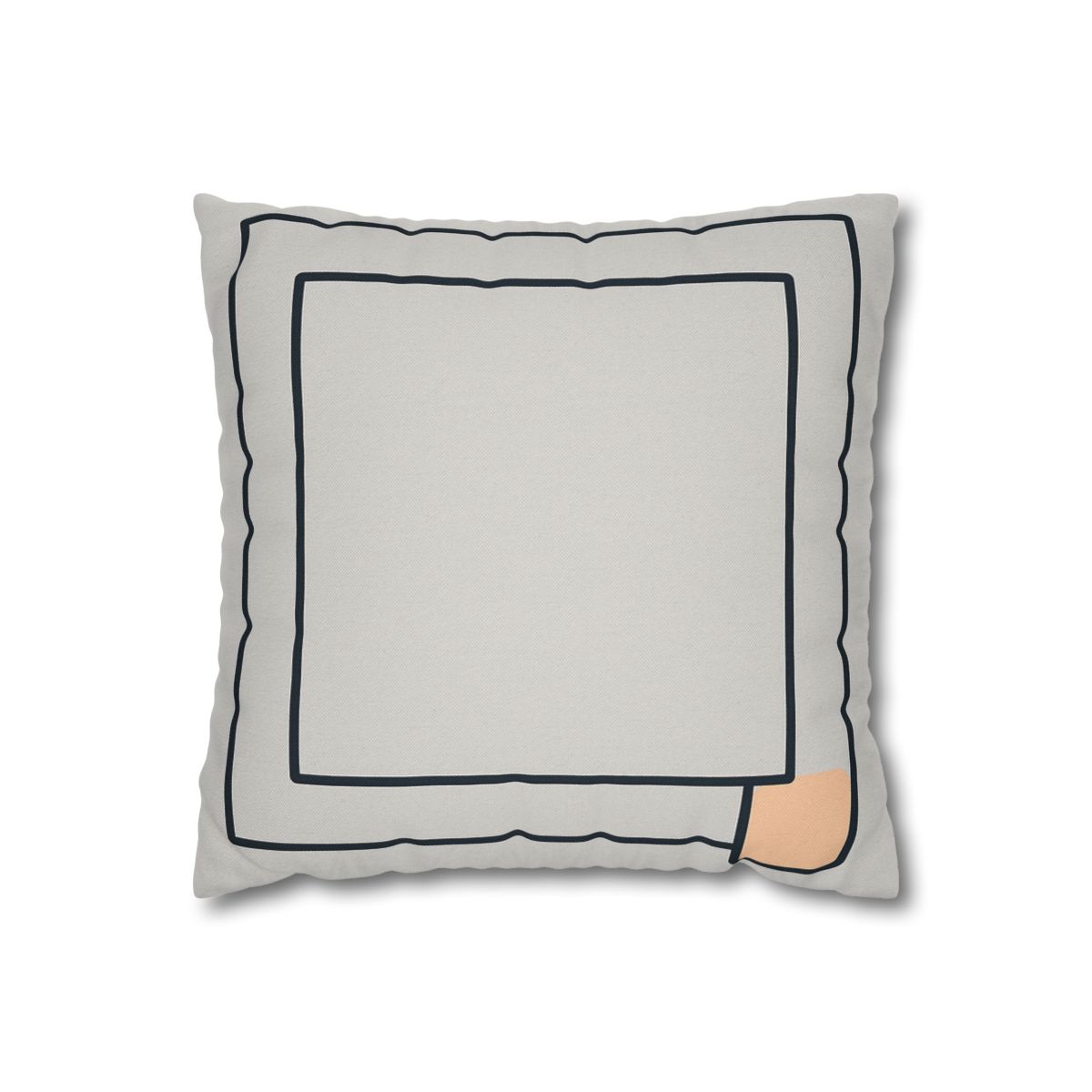 Nested Frame With Open Corner soft cotton pillow cases