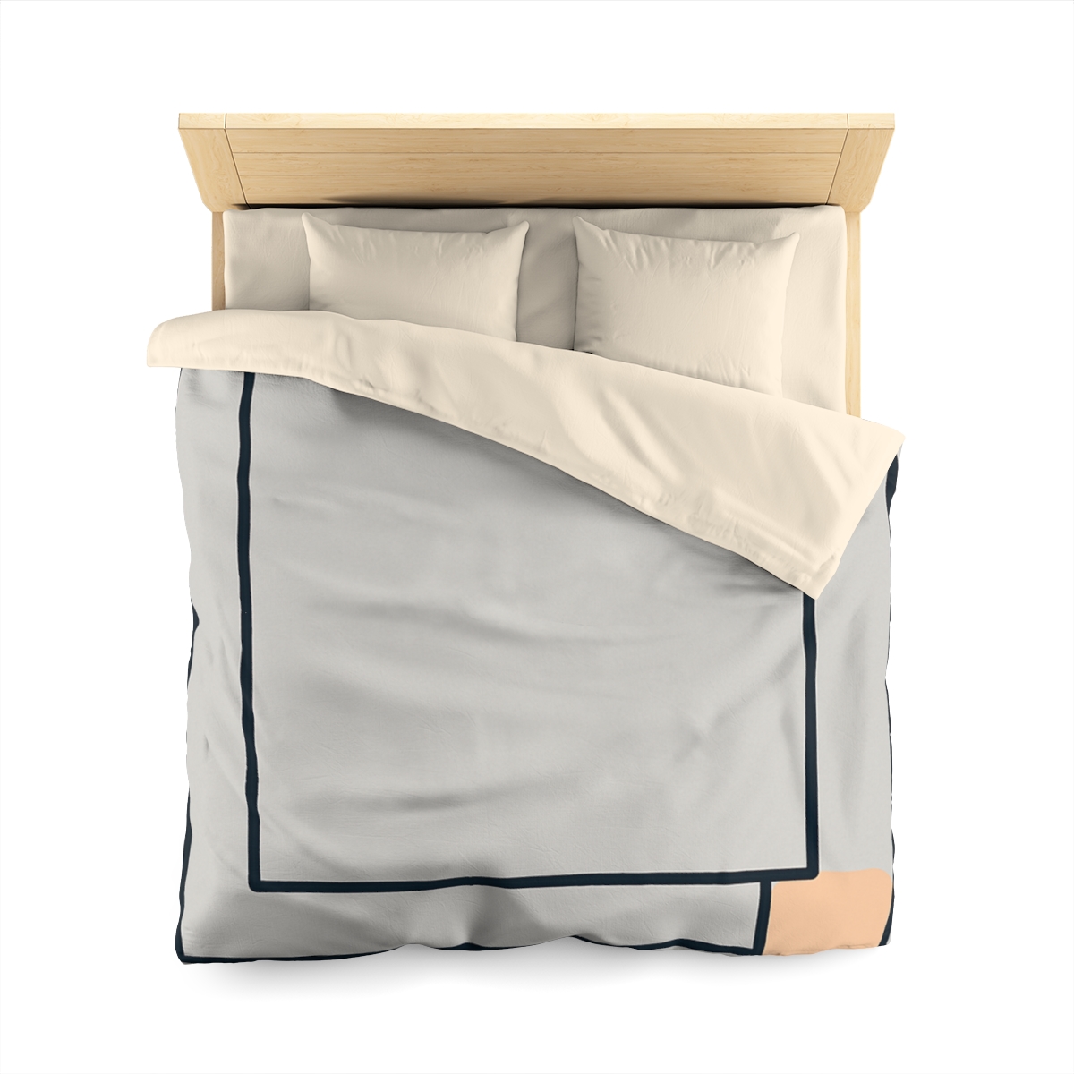 Nested Frame With Open Corner personalized bedding duvets