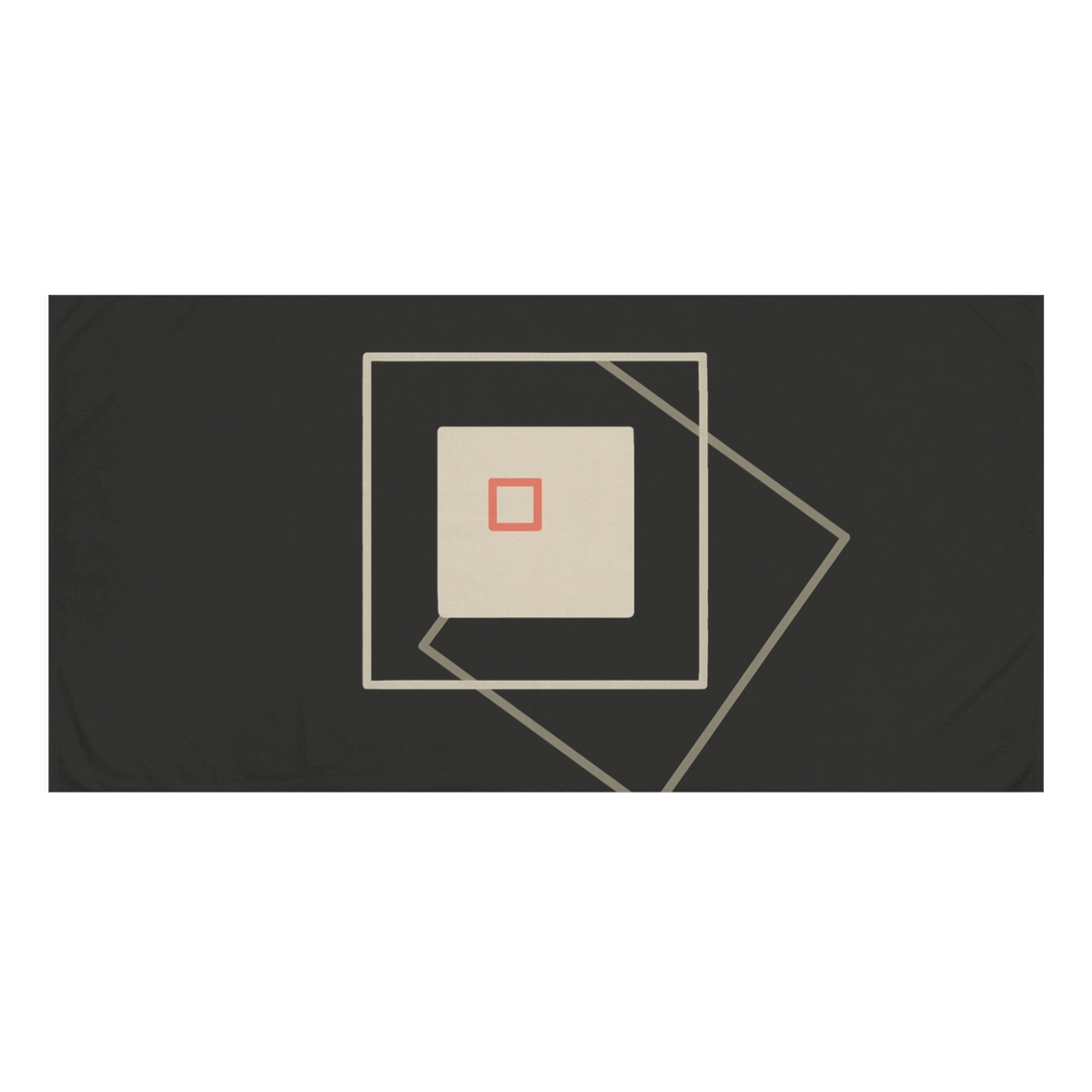 Nested Open Square Trio comfortable face towels