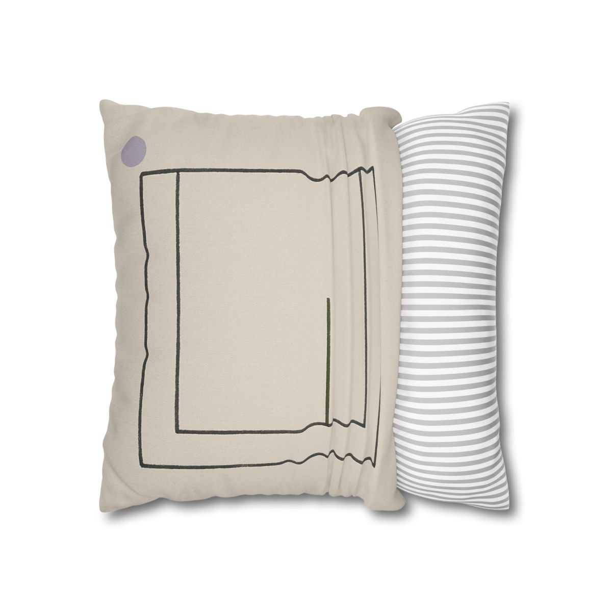 Nested Square And Crossing Short Line comfortable bedding pillow covers