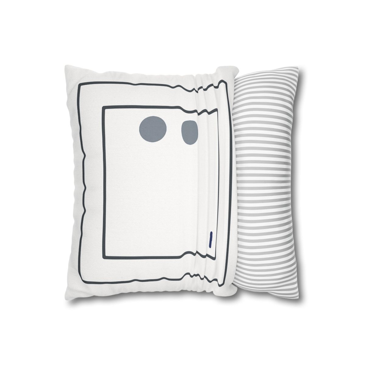 Nested Square With Sliding Circle Pair personalized pillow covers