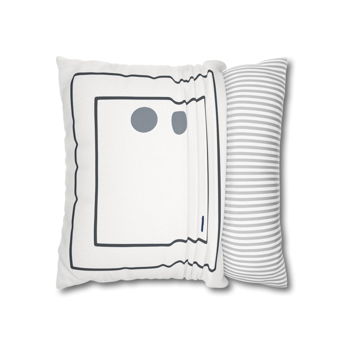 Nested Square With Sliding Circle Pair personalized pillow covers