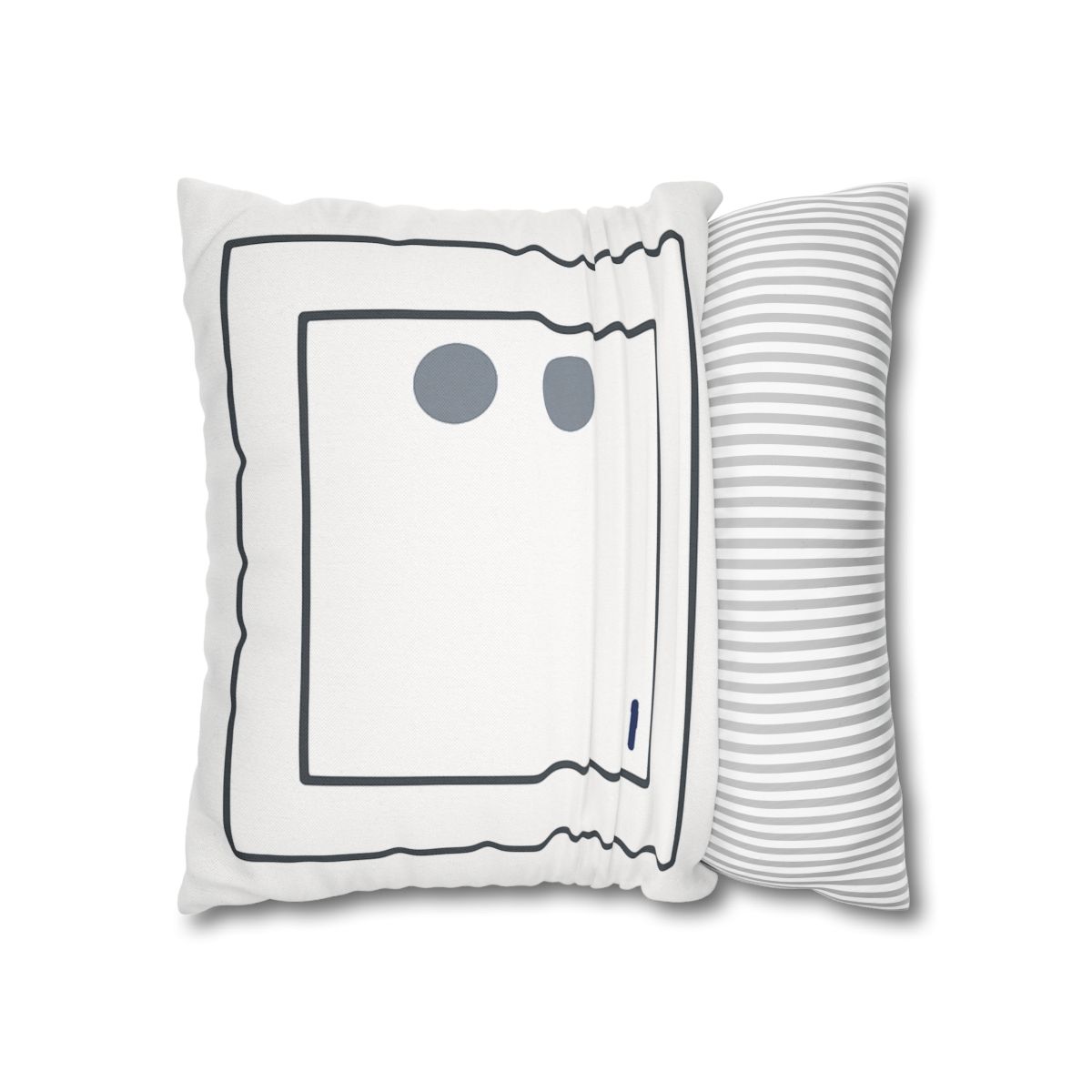 Nested Square With Sliding Circle Pair personalized pillow covers