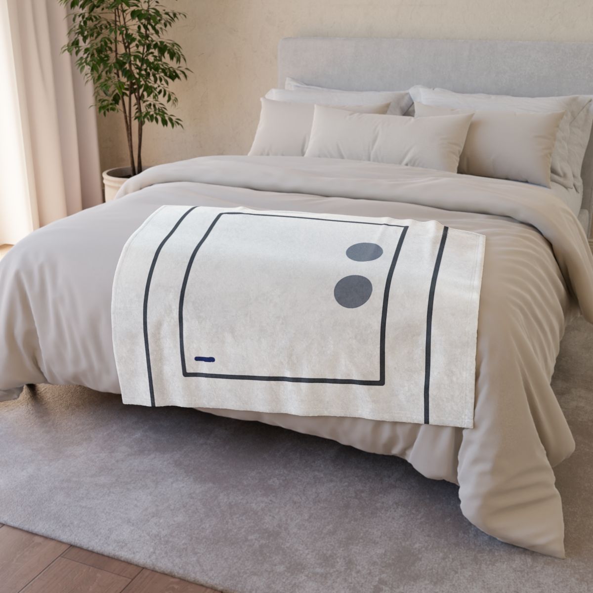 Nested Square With Sliding Circle Pair warm winter blankets